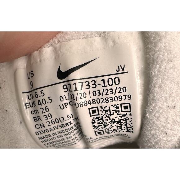 Nike Women's Air Max 97 Triple White Shoes Sneakers Size 9 DH8016-100 Athleisure - Picture 6 of 15